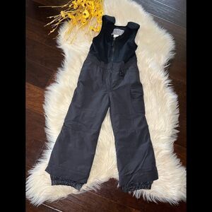 Mountain Tek black unisex snow bib sz 5 youth